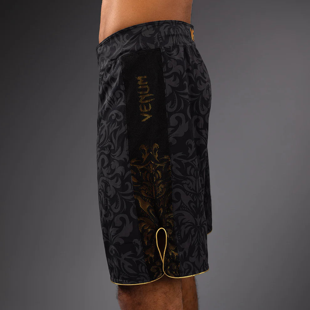 Venum x Topuria Unmatched Edition Fight Shorts - Black/Gold