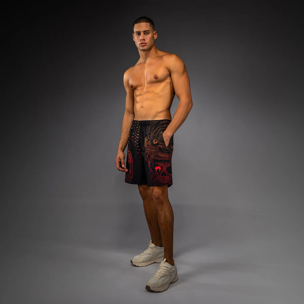 Venum Quetzal Fury Träningsshorts - Svart/Fury Röd/Mandarin