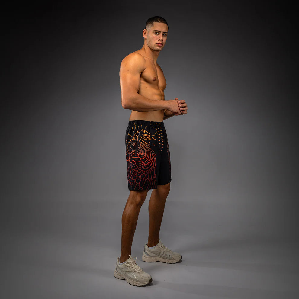 Venum Quetzal Fury Träningsshorts - Svart/Fury Röd/Mandarin