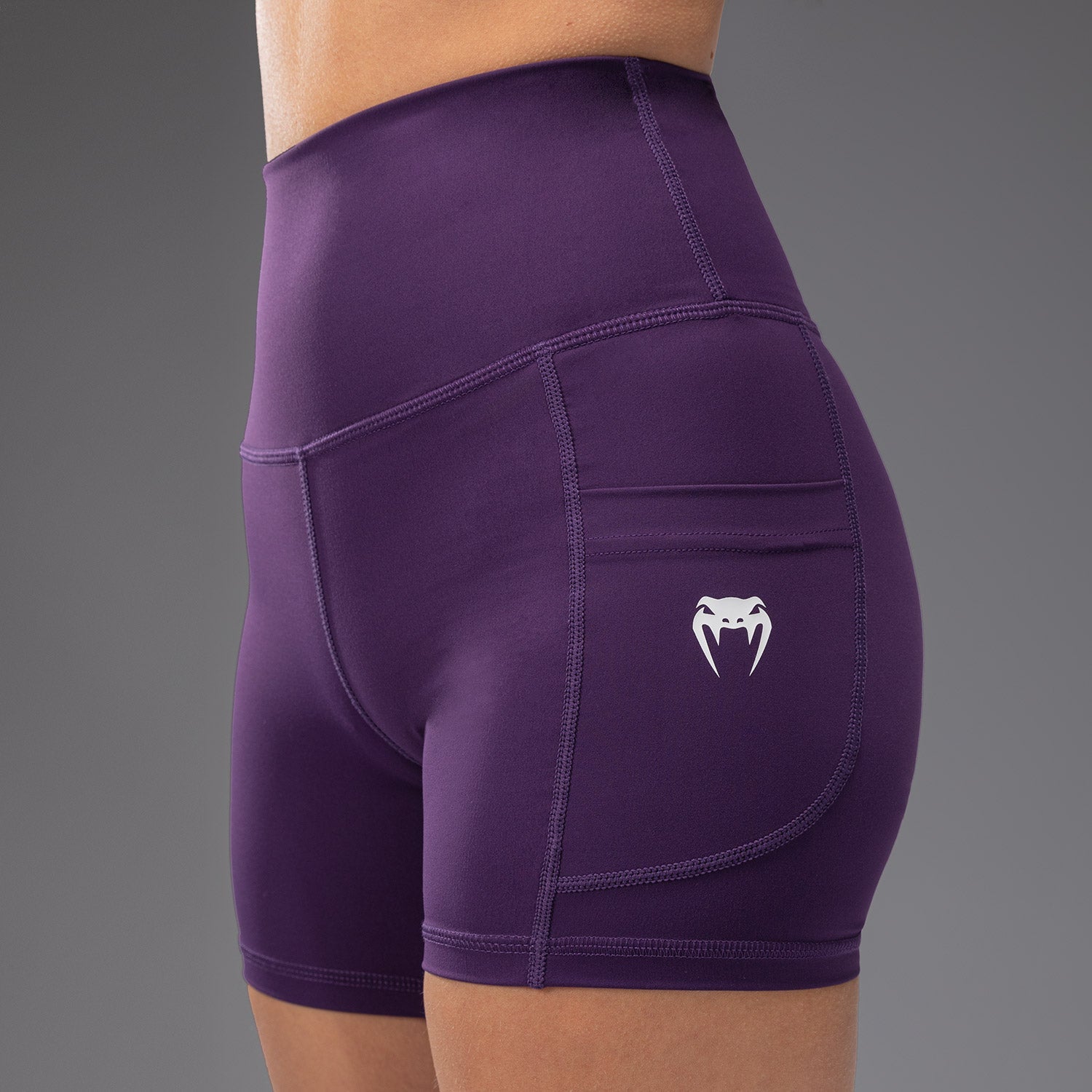 Venum Essential Women's Bike Shorts - Deep Purple