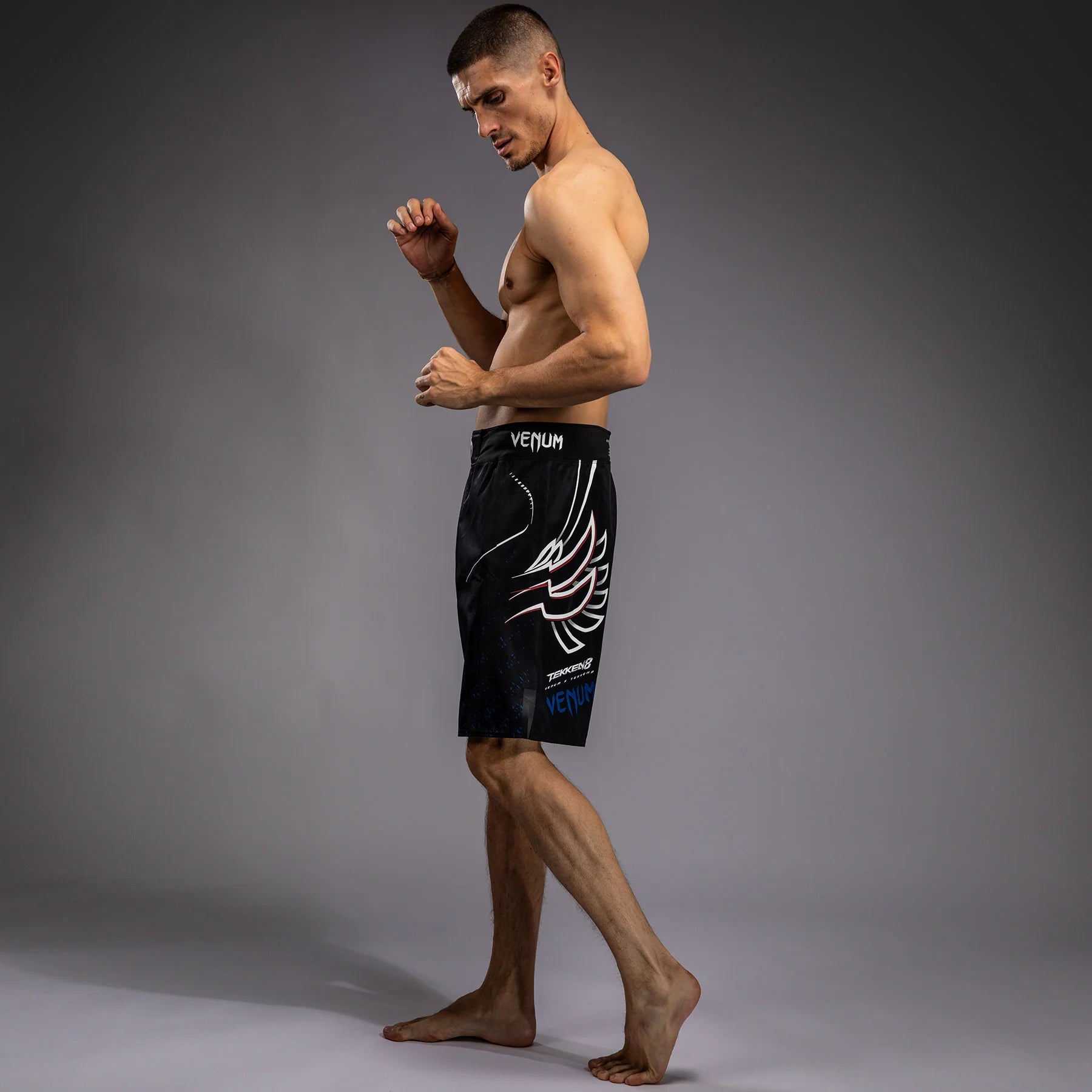 Venum x Tekken 8 TEKKEN - Jin Kazama Fighting Shorts - Blå/Svart/Vit
