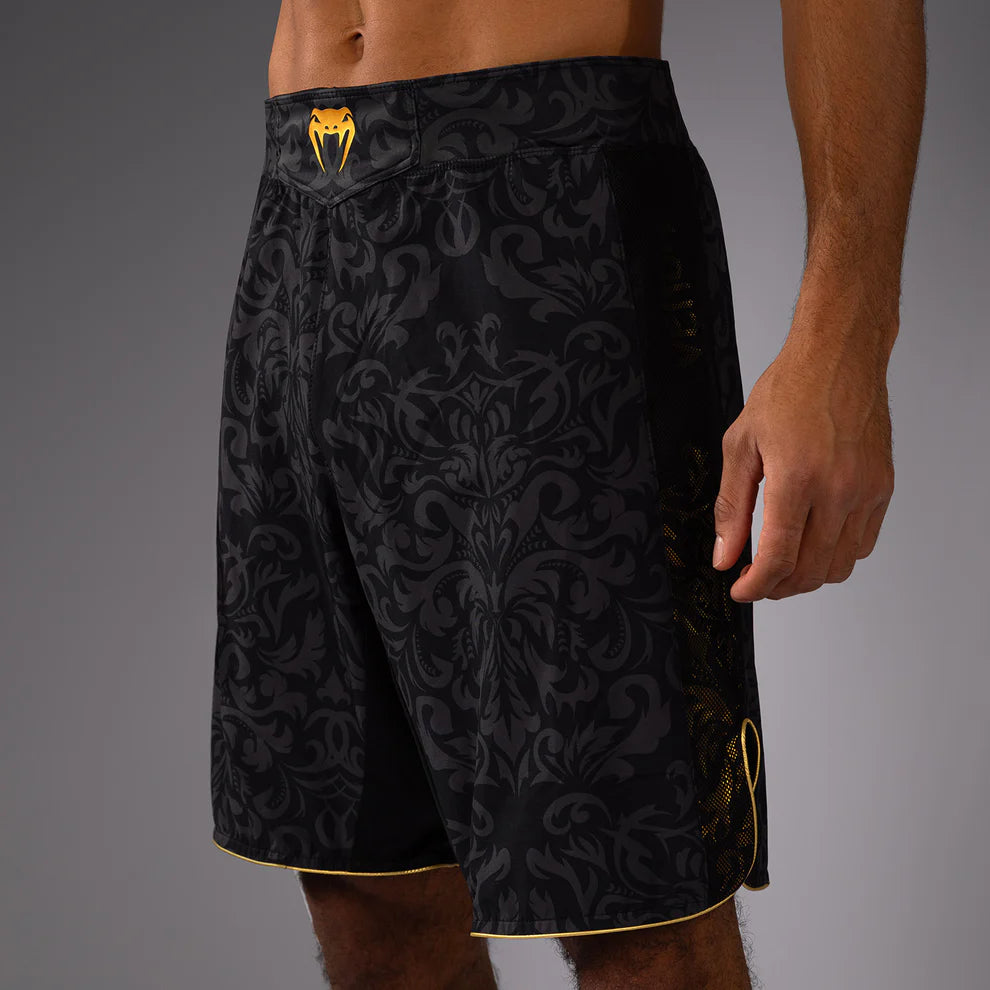 Venum x Topuria Unmatched Edition Fight Shorts - Black/Gold