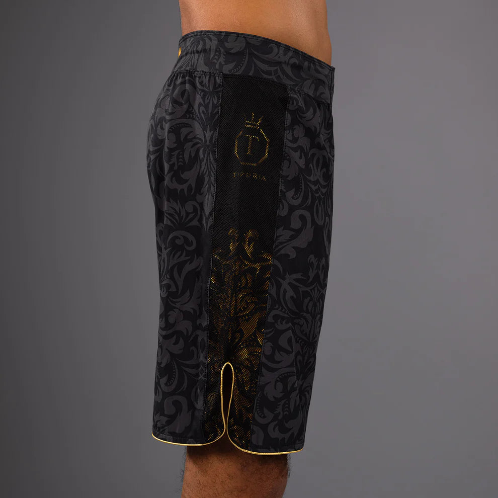 Venum x Topuria Unmatched Edition Fight Shorts - Black/Gold
