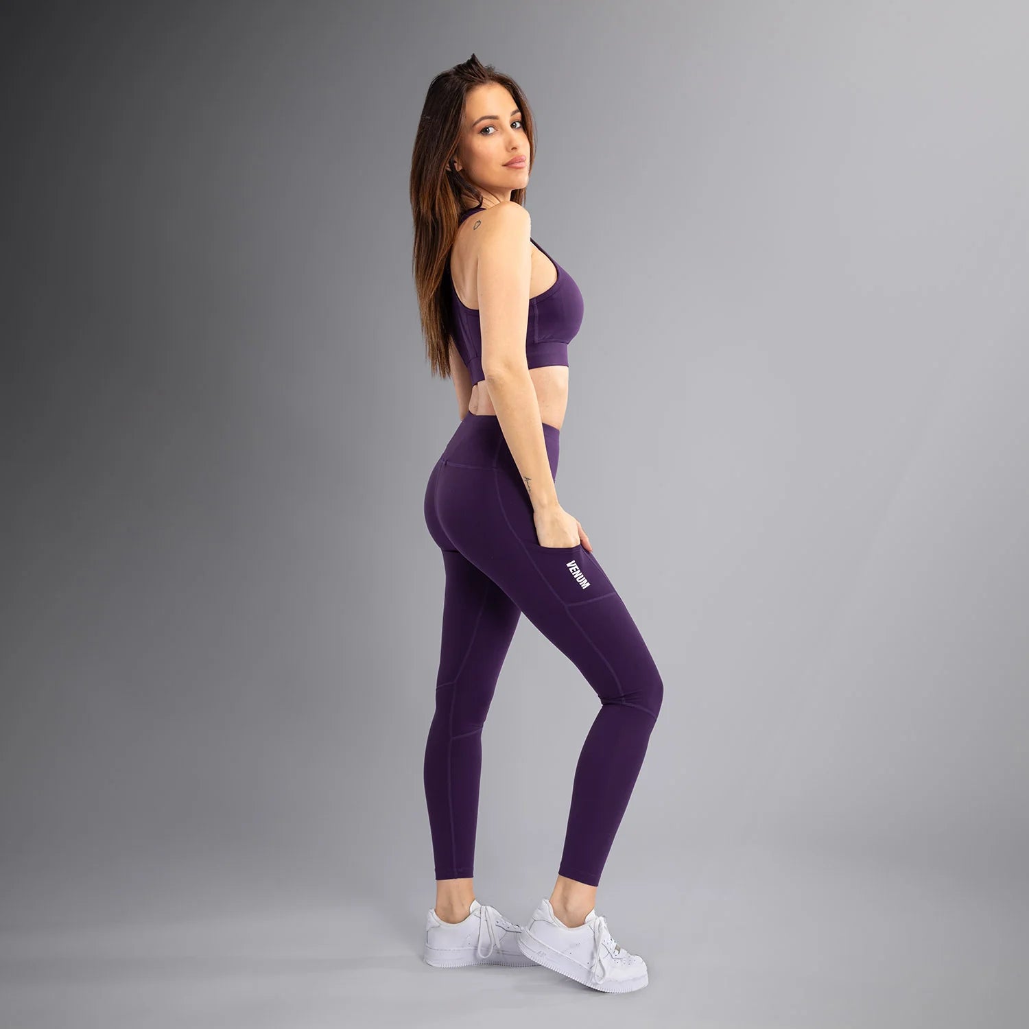 Venum Essential Women's Performance Leggings - Deep Purple Regular