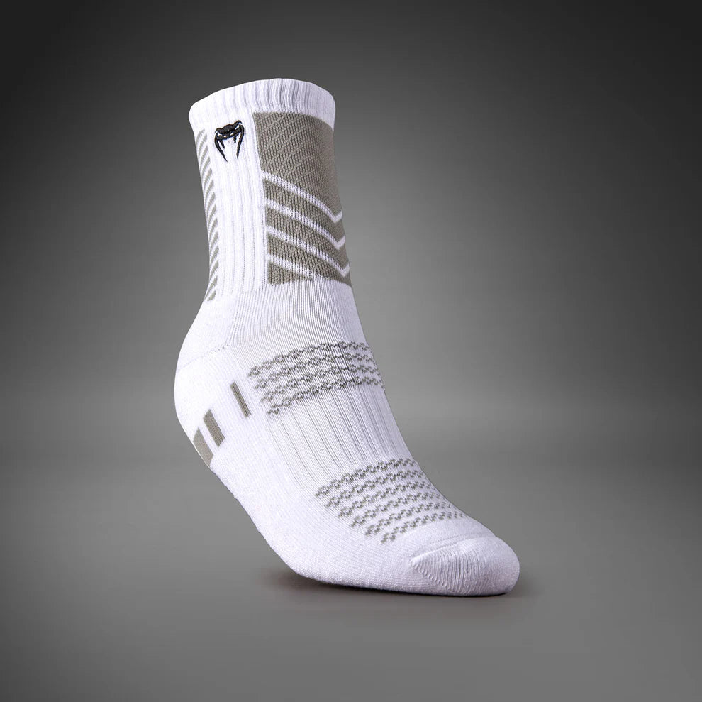 Venum Vector Crew Socks 3 Pack - White/Grey