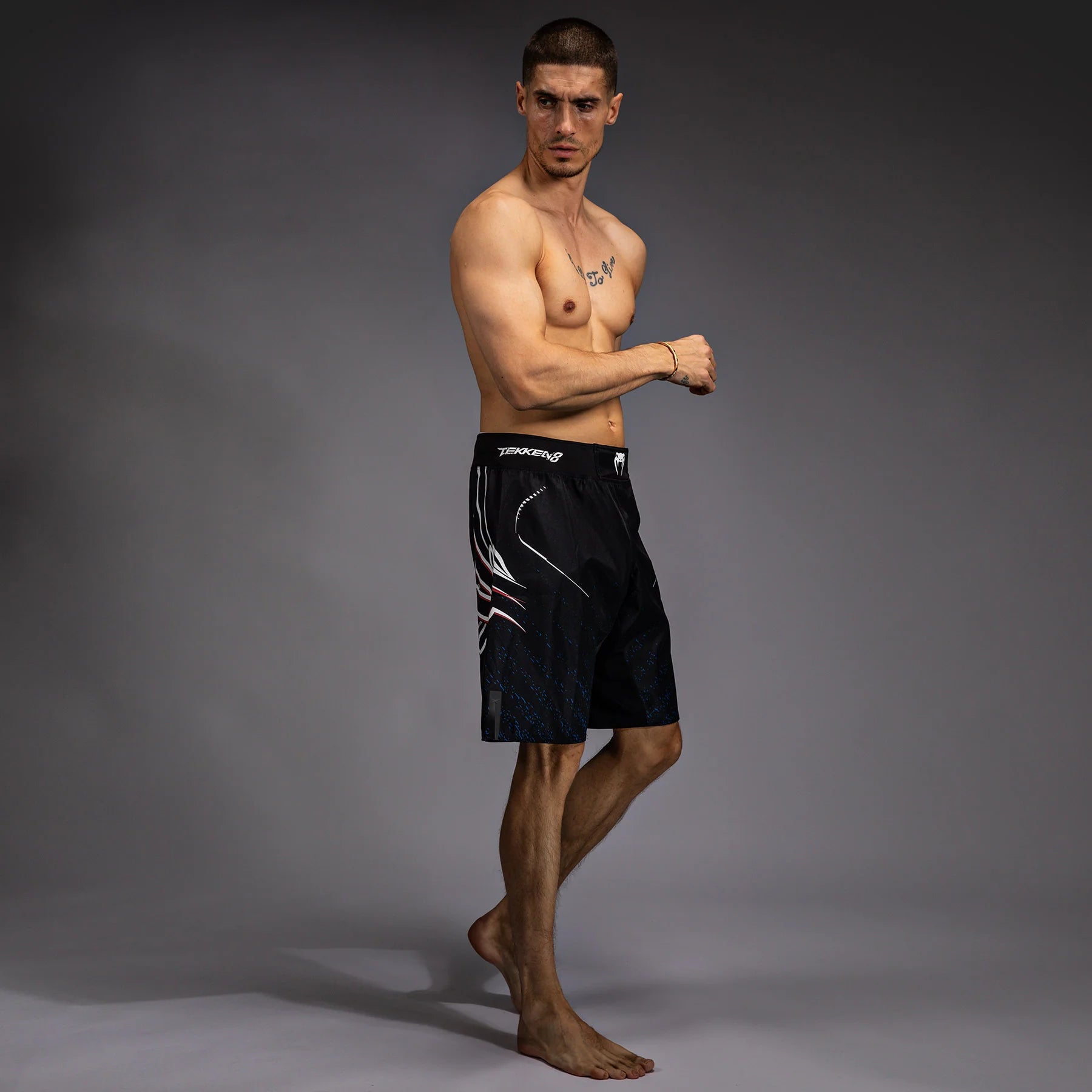 Venum x Tekken 8 TEKKEN - Jin Kazama Fighting Shorts - Blå/Svart/Vit